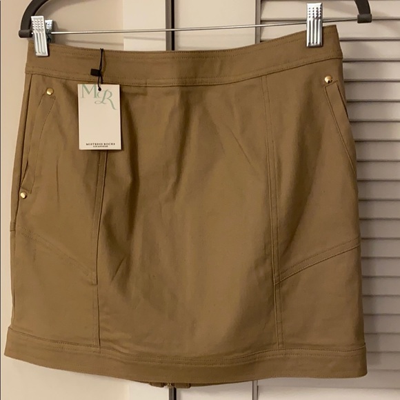 Mistress Rocks Zip Up Mini Skirt - Picture 2 of 2